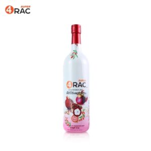 Super4Rac น้ำมังคุดสกัดเข้มข้น สารต้านอนุมูลอิสระ แพ็ค 2 ขวด(ขนาด 750 ml/ขวด)